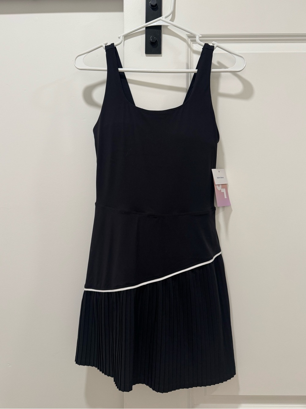 NWT JoyLab Black Pleated Active Dress | Size Small